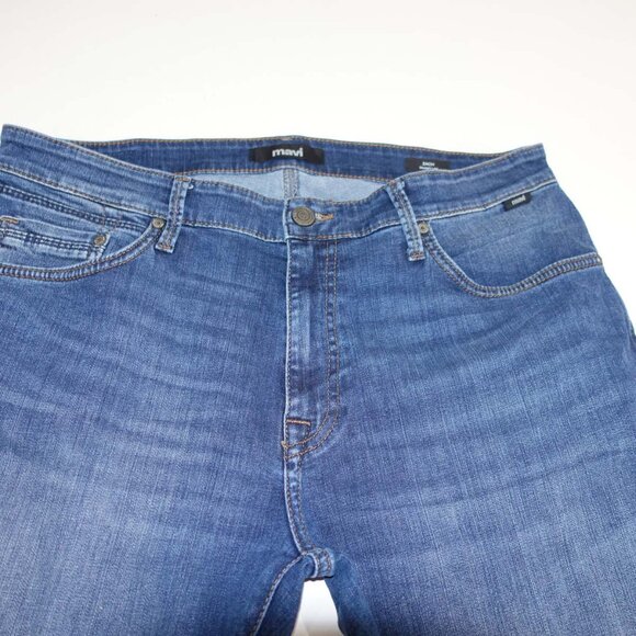 Mavi Men's Zach Straight Leg Jeans Size 36 x 28.5 Blue Mid Rise Denim 5 Pocket - Picture 2 of 8